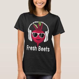 T-shirt Beets frais Cool Beet Headphone Musique Beat Pun
