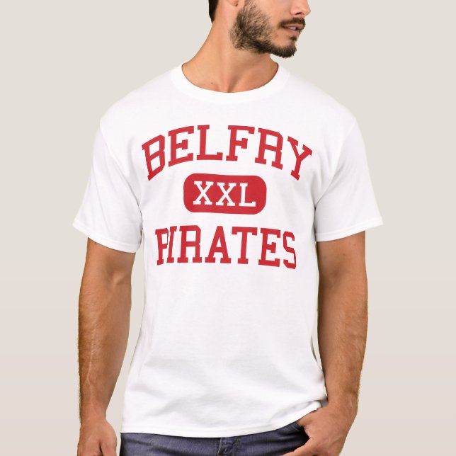 T-shirt Beffroi - pirates - lycée - beffroi Kentucky (Devant)