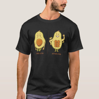 T-shirt Before & After Gym Avocado