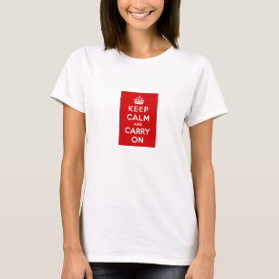 T - Shirt behalten Ruhe und machen weiter