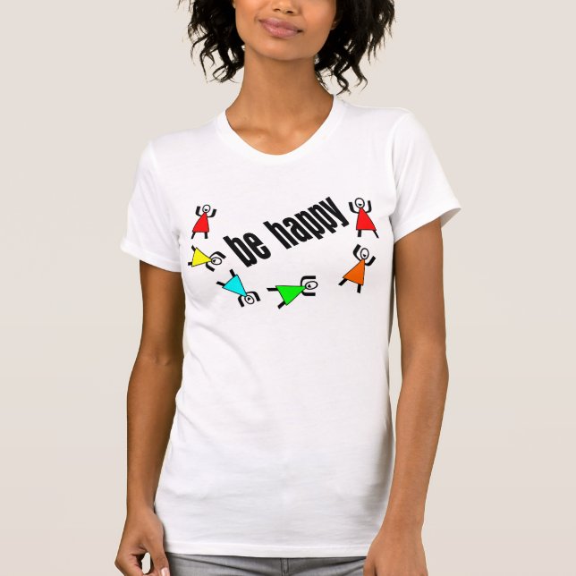 T-shirt behappycolors (Devant)