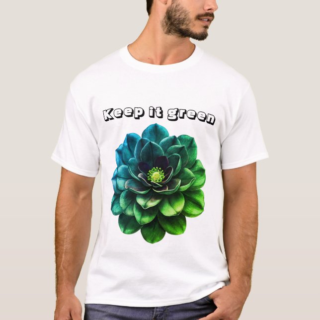 T - Shirt behielt es grün (Vorderseite)