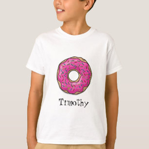 T-shirt Beignet arrosé par rose délicieux juteux