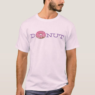 T-shirt beignets roses avec des arrosées