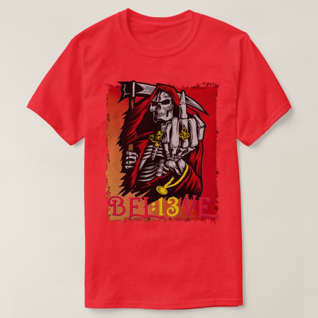 T-shirt BEL13VE Kansas City Be the Grim Reaper 13 Second G (Design devant)