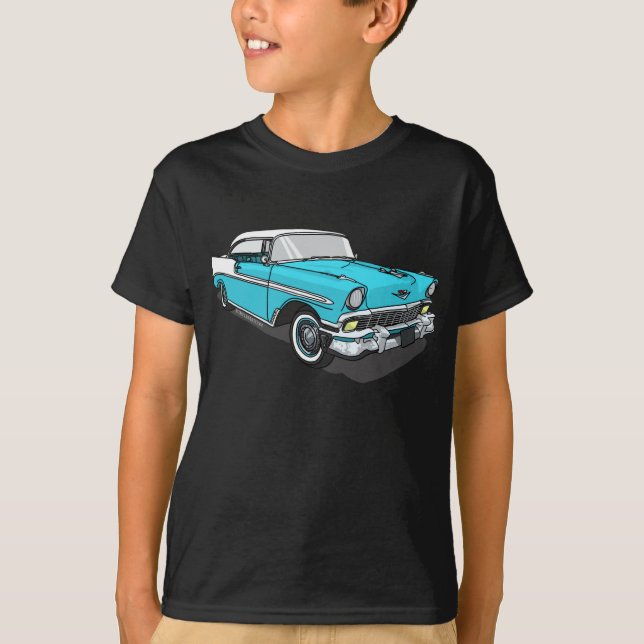T-shirt Bel Air de Chevy - bleu (Devant)