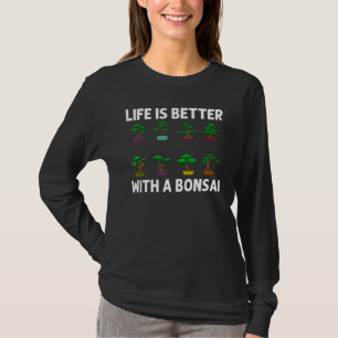 T-shirt Bel arbre bonsaï pour hommes femmes Plante Dame Ja
