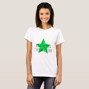 T-shirt Bela Esperantistino