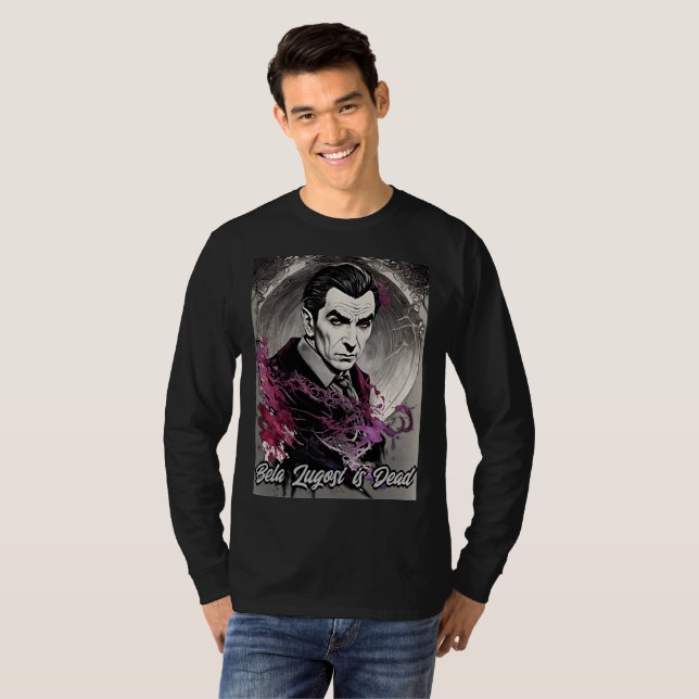 T-shirt Bela Lugosi est morte - Art rétro (Devant entier)