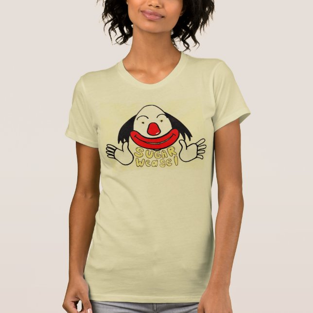 T-shirt Belette de sucre le visage de bande dessinée de (Devant)