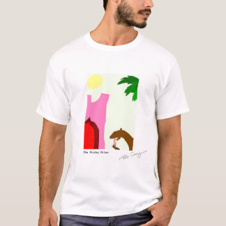 T-shirt Belette mangeant des mollusques et crustacés au