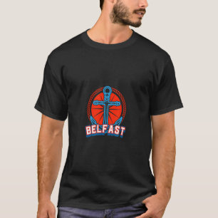T-shirt Belfast Irlande du Nord Ancre de livraison
