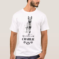Belge Malinois Life mieux Nom de chien personnalis