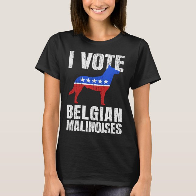 T-shirt Belgian Malinois  1 (Devant)