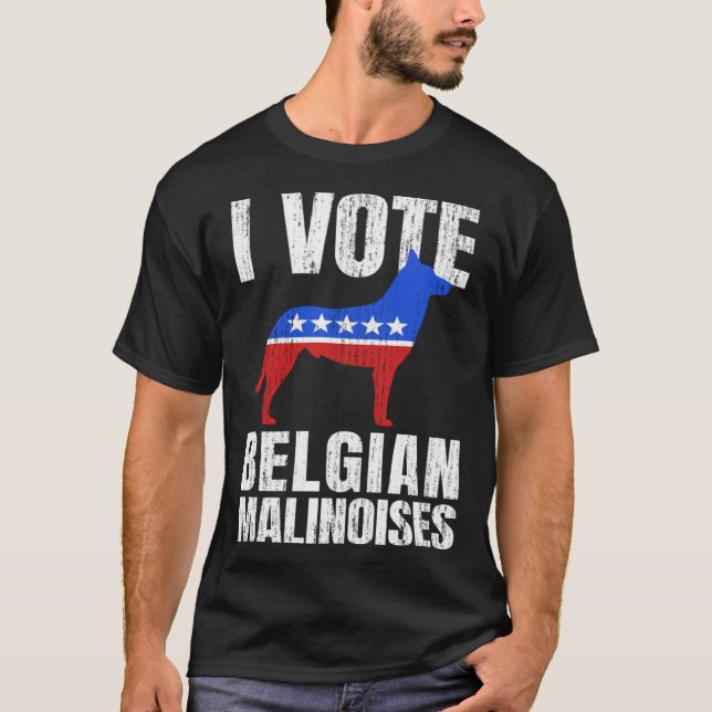 T-shirt Belgian Malinois  1 (Devant)