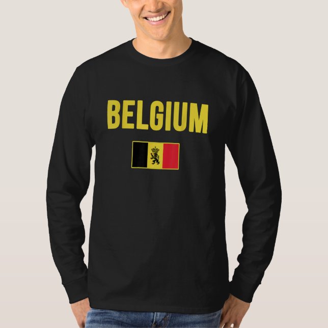 T-shirt Belgique Drapeau Belgie (Devant)