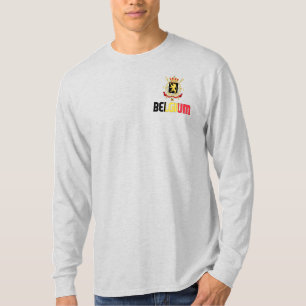 T-shirt Belgique Drapeau et blason Patriotique