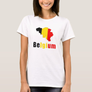 T-shirt Belgique Drapeau patriotique