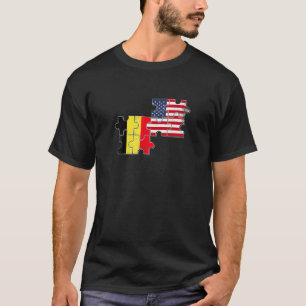 T-shirt Belgique États-Unis