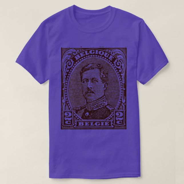 T-shirt Belgique vintage Design Postage (Design devant)
