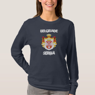 T-shirt Belgrade, Serbie avec armoiries