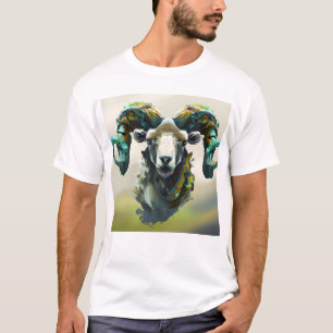 T-shirt Bélier peint