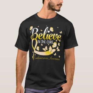 T-shirt Believe In The Cure Endometriosis Awareness Butter