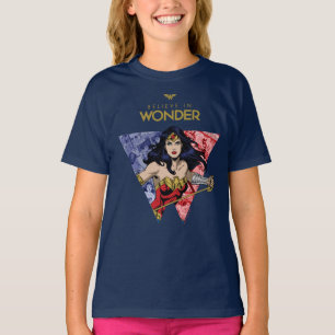 T-shirt "Believe In Wonder" Wonder Woman Lasso Comic Logo