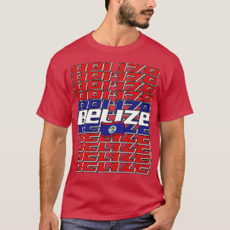 T-shirt Belize Cascade texte 3