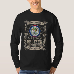 T-shirt Bélize Drapeau Fier Béliziens Hommes et Femmes 2