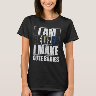 T-shirt Bélize Drapeau Fier Béliziens Hommes & Femmes