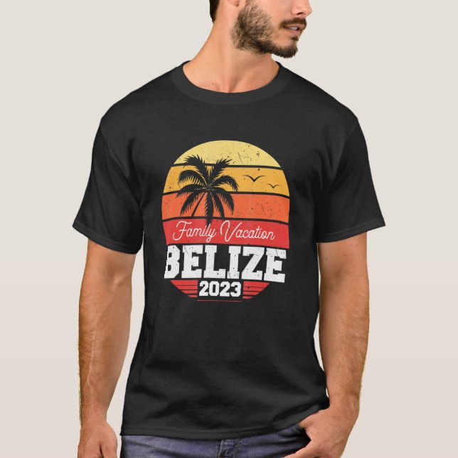 T-shirt Belize Family Vacation 2023 Matching Holiday Summe (Devant)