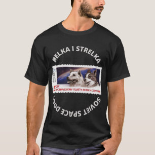 T-shirt Belka i Strelka Soviet space dogs
