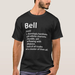 T-shirt BELL Définition Drôle Nom de famille Arbre de fami