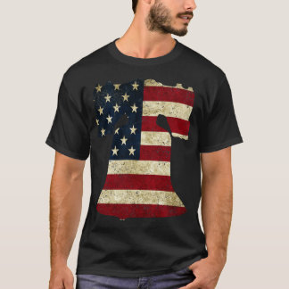 T-shirt Bell Liberty, drapeau américain