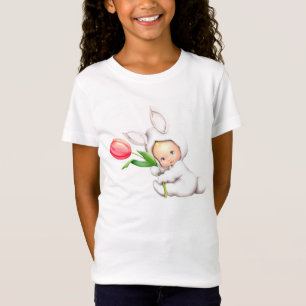 T-shirt Bella ajusté Babydoll pour fille