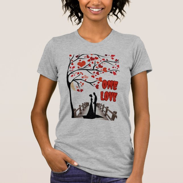 T-shirt Bella+Canvas mince pour femmes (Devant)