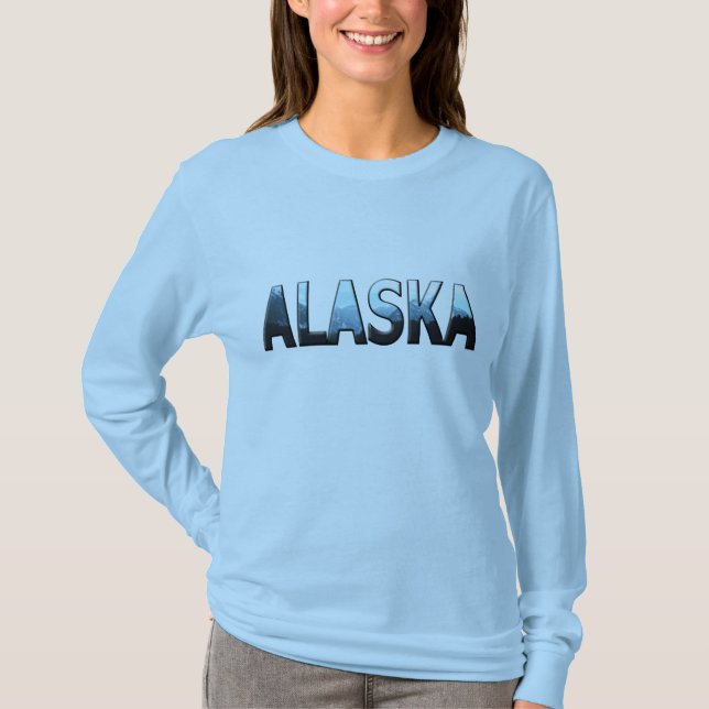 T-shirt Belle Alaska Ladies Long Sleeve (Devant)