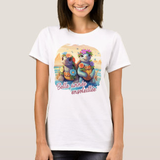 T-shirt Belle année ensoleillée enfin