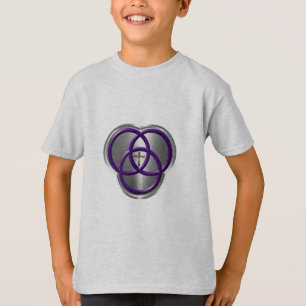 T-shirt Belle bague de la Trinité chrétienne avec croix