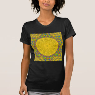 T-shirt Belle belle africaine Golden Yellow Tribal art