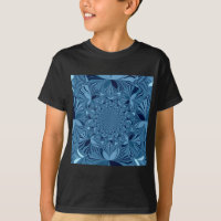 Belle Belle Iridescente Blue Kaleidoscope Art