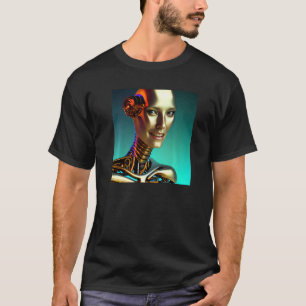 T-shirt Belle Bio mécanique Robot Dream Girlfriend Cy