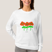 Belle chemise à manches longues pour femmes Lys de