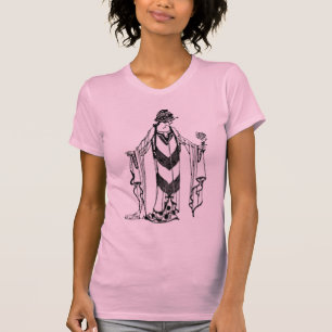 T-shirt Belle chemise de Madame d'art déco
