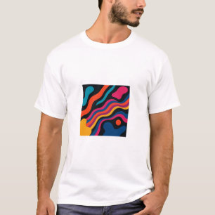 T-shirt Belle conception abstraite pour presque n'importe