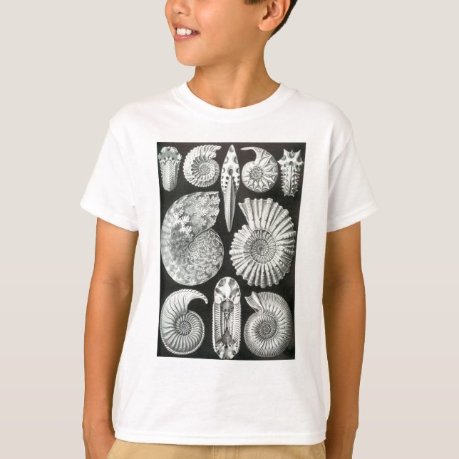 T-shirt Belle conception noire et blanche de motif (Devant)