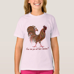 T-shirt Belle coq plaisir amour poulet Citation