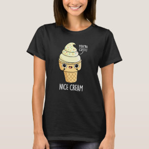 T-shirt Belle Crème Funny Crème de glace Pun Dark BG