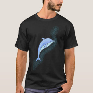 T-shirt Belle dauphin bleu